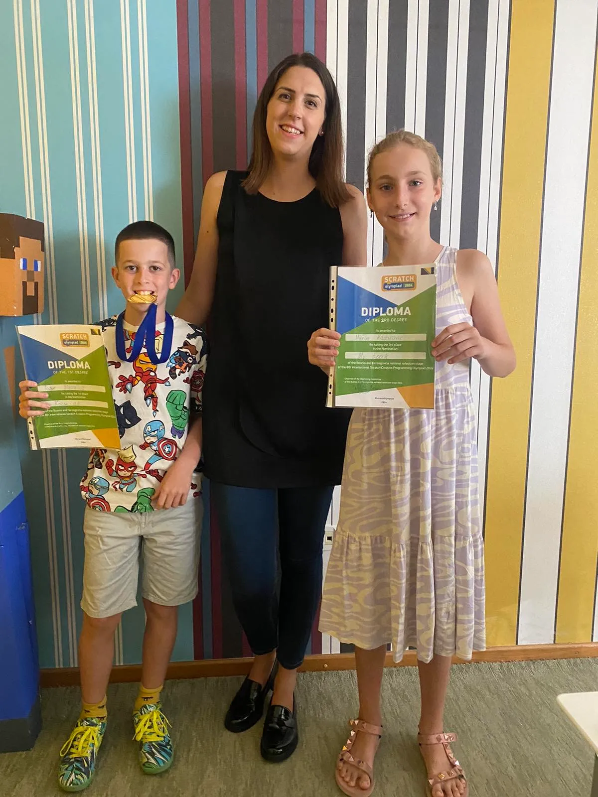 Scratch Olympiad Teacher With Kids